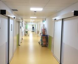 Porte automatique coulissante pour hôpital et clinique