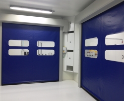 Porte souple pour l'industrie
