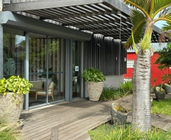 Porte automatique coulissante pour hôtel
