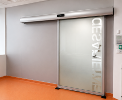 Porte automatique hermétique pour hôpital