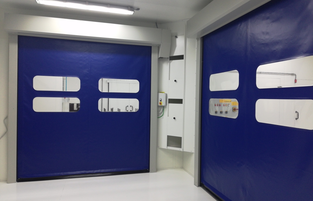Porte souple pour l'industrie
