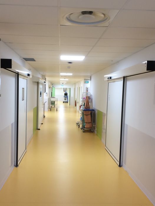 Porte automatique coulissante pour hôpital et clinique