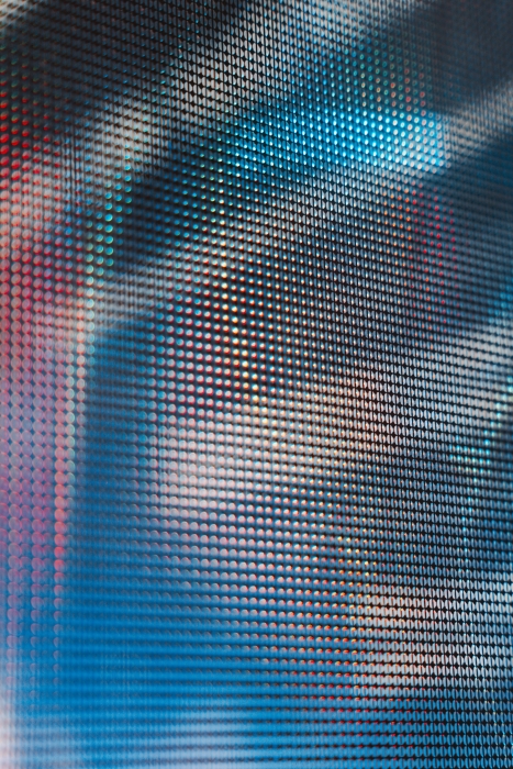Porte automatique avec LED intégrées